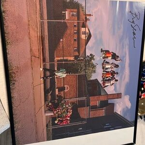 Big Sean Framed Poster with Urban Scene